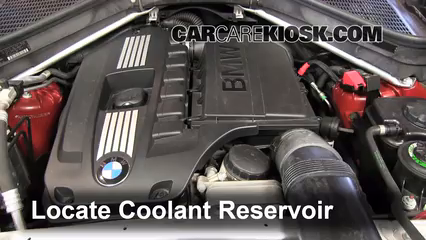 2010 BMW X6 xDrive35i 3.0L 6 Cyl. Turbo Coolant (Antifreeze) Add Coolant